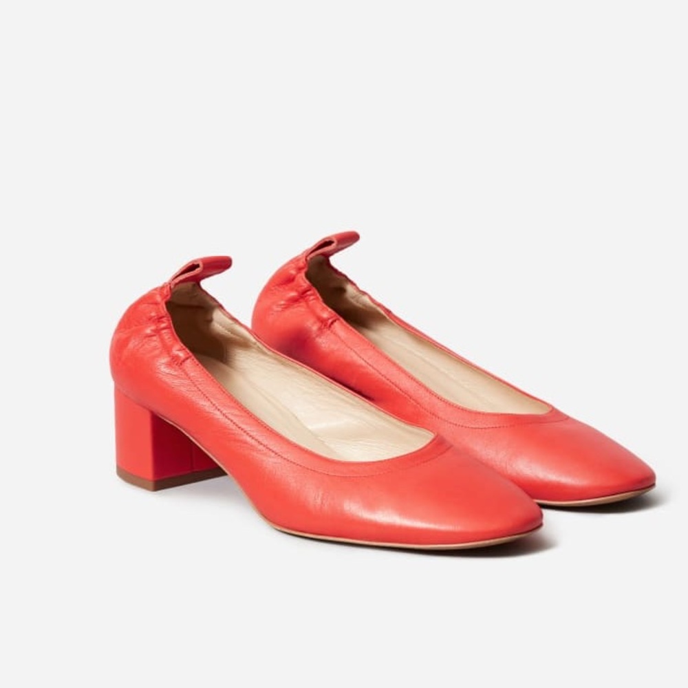 Everlane Italian Leather Day Heel, Size 8